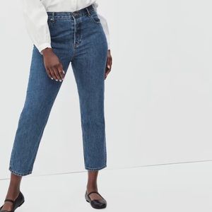 Everlane The Curvy 90s Cheeky Jean in Blue Wash